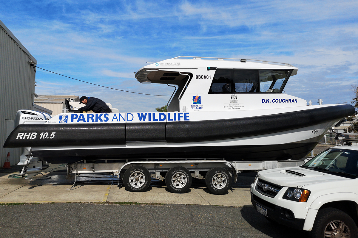 Boat 11m Cordina Marine - Coughran Department of Parks ...