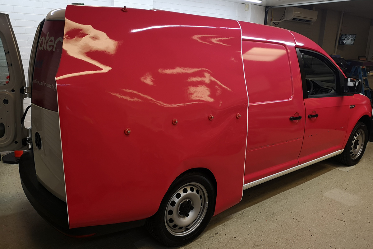 VW Caddy Maxi, full wrap - Water2Water - Vinyl Wrap Car 